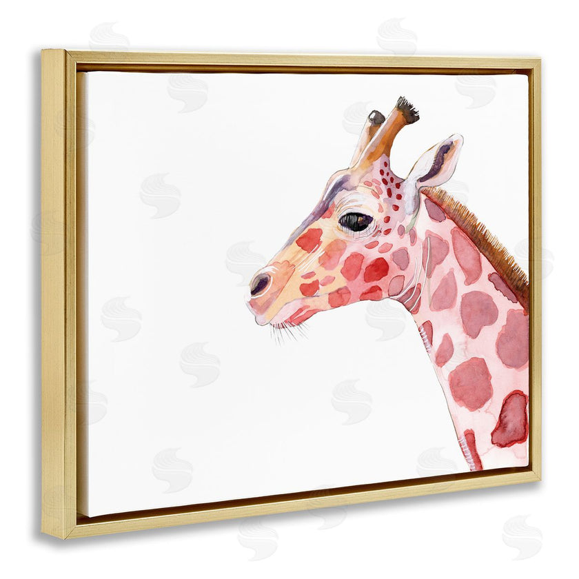 Alicia Ludwig | Calm Giraffe Portrait Red Brown Safari Animal