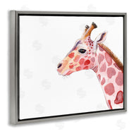 Alicia Ludwig | Calm Giraffe Portrait Red Brown Safari Animal