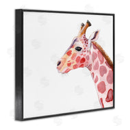Alicia Ludwig | Calm Giraffe Portrait Red Brown Safari Animal