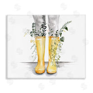 Jennifer Paxton Parker | Yellow Rainboot Bouquets Chic Wildflower Foliage