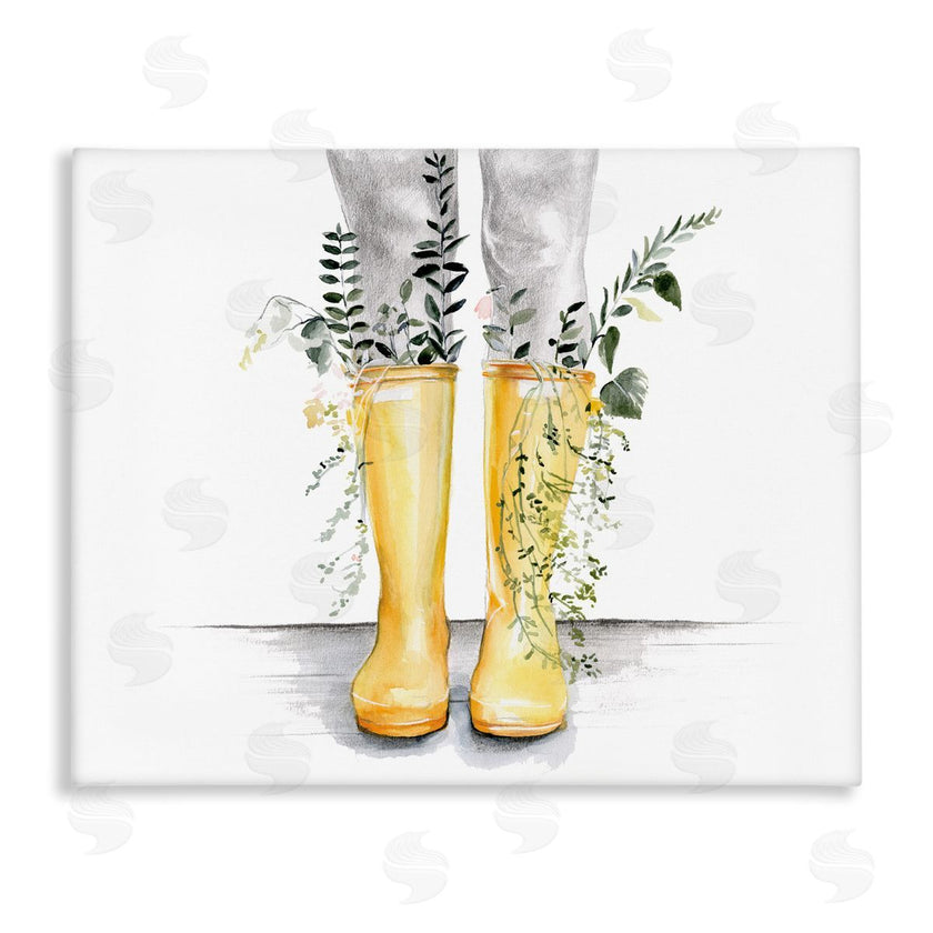 Jennifer Paxton Parker | Yellow Rainboot Bouquets Chic Wildflower Foliage