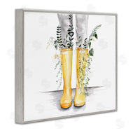 Jennifer Paxton Parker | Yellow Rainboot Bouquets Chic Wildflower Foliage