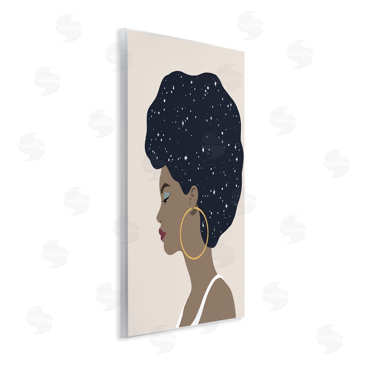 Annie Warren Constellation Hair Glam Female Astrological Stars Wall Plaque Art
