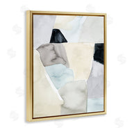 Grace Popp | Abstract Rock Shapes Beige Brown Blue