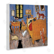 Chameleon Design, Inc. | Cats in Bedroom Classics Parody