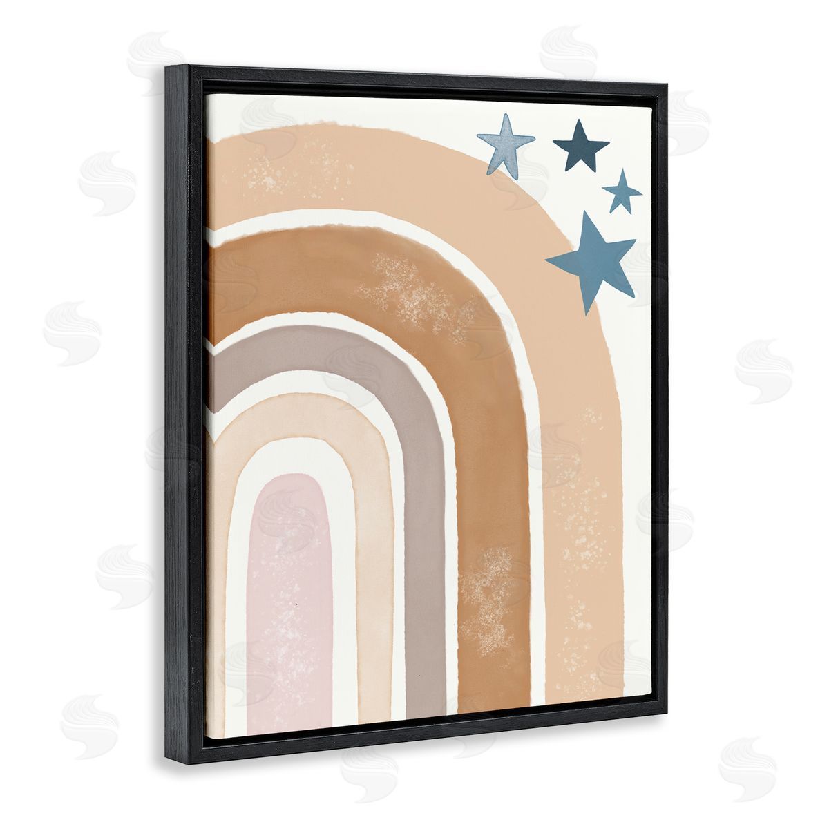 Darlene Seale Desert Rainbow Brown Arches with Blue Stars