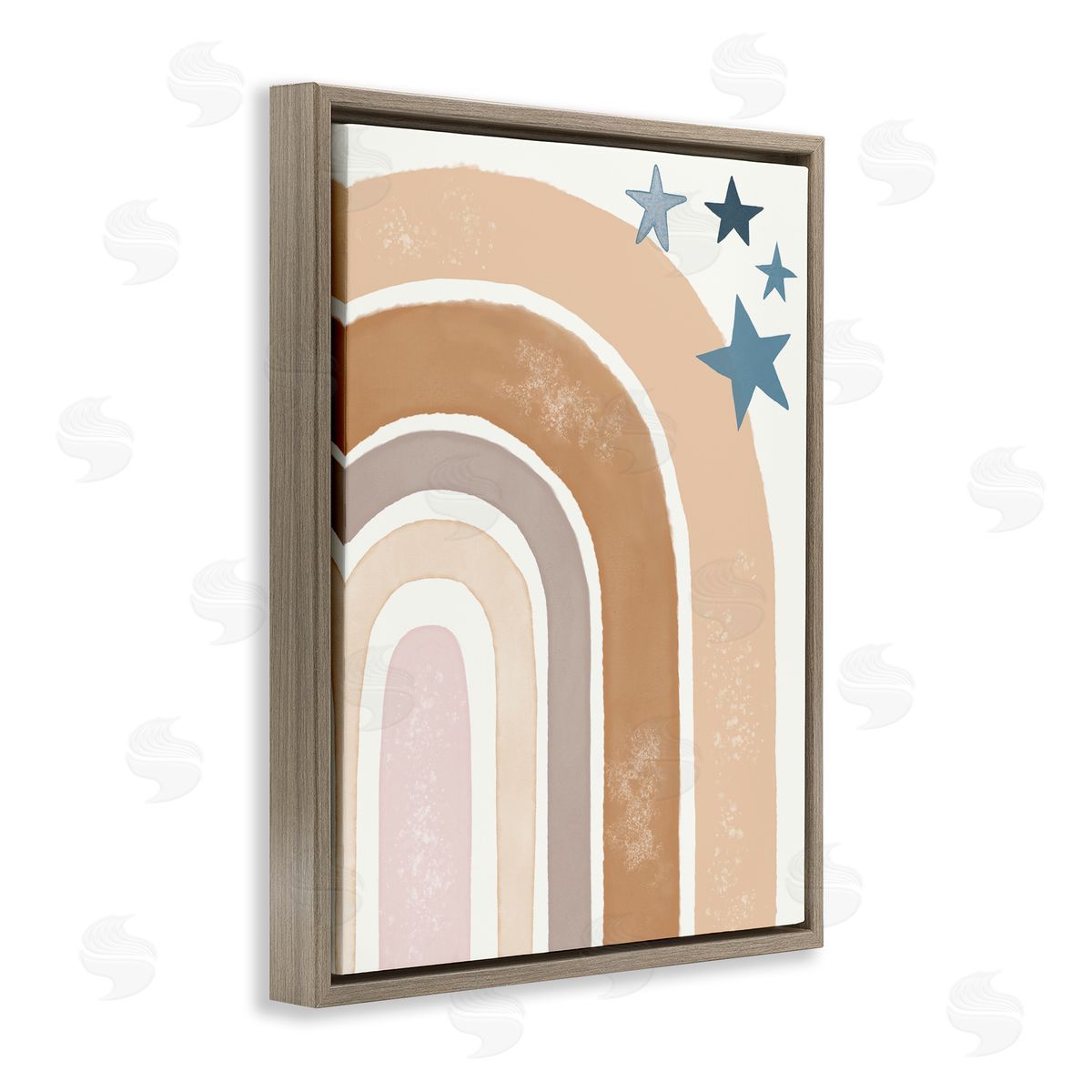 Darlene Seale Desert Rainbow Brown Arches with Blue Stars
