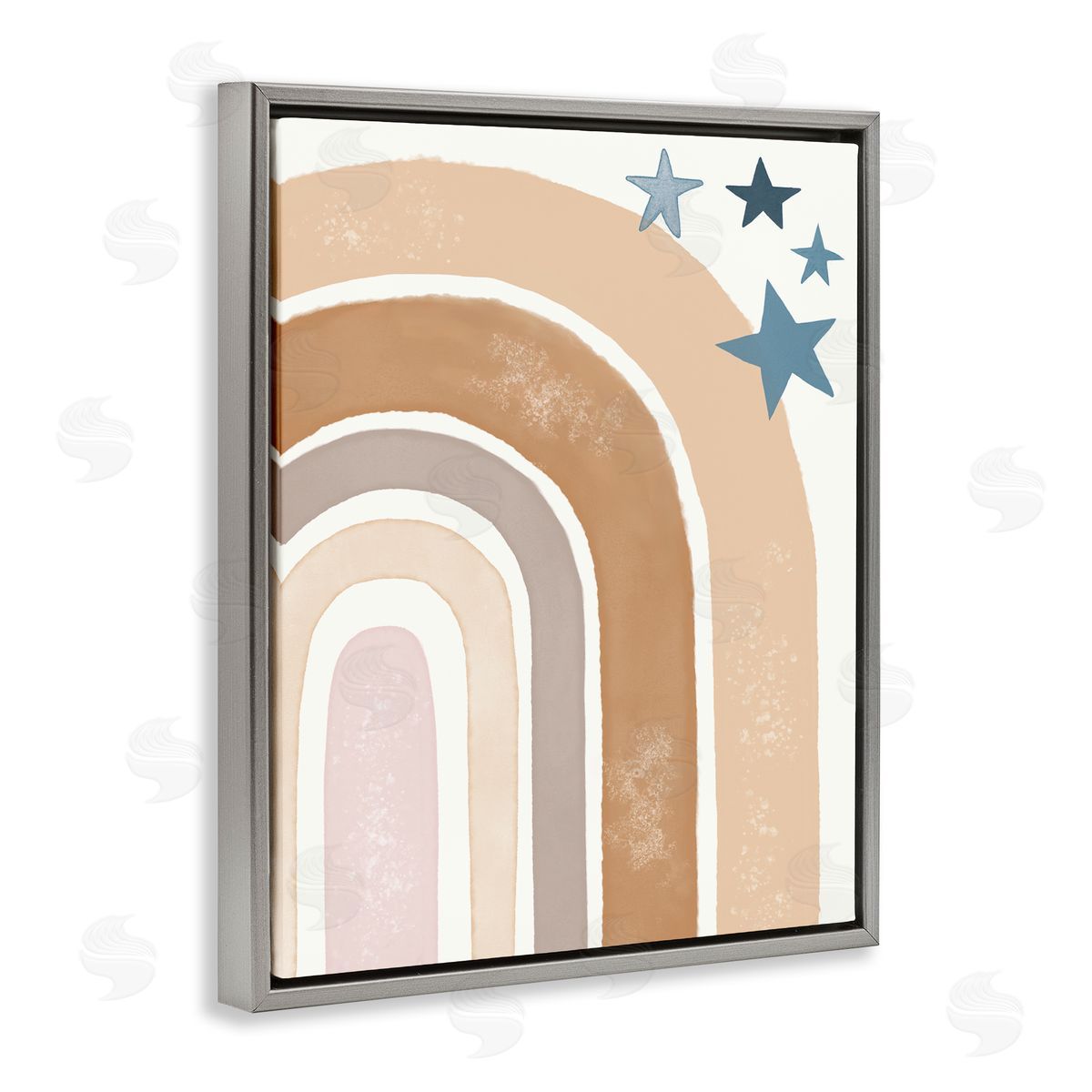 Darlene Seale Desert Rainbow Brown Arches with Blue Stars