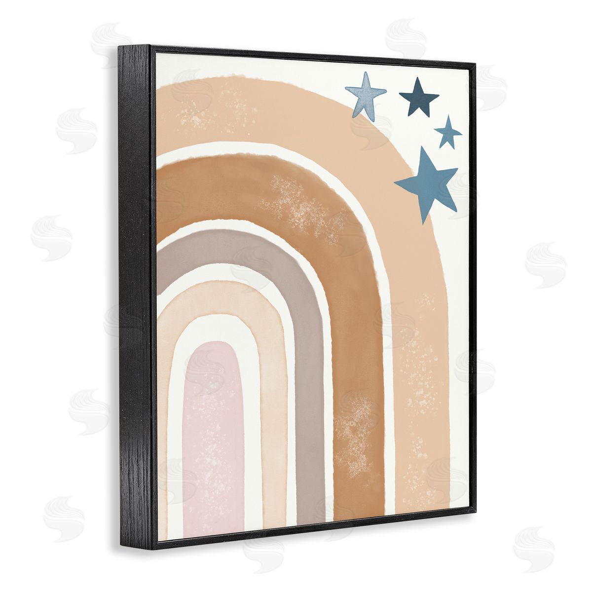 Darlene Seale Desert Rainbow Brown Arches with Blue Stars