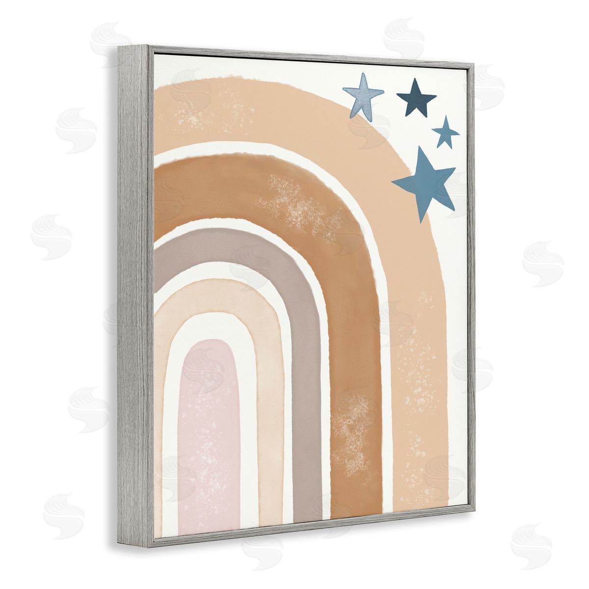 Darlene Seale Desert Rainbow Brown Arches with Blue Stars