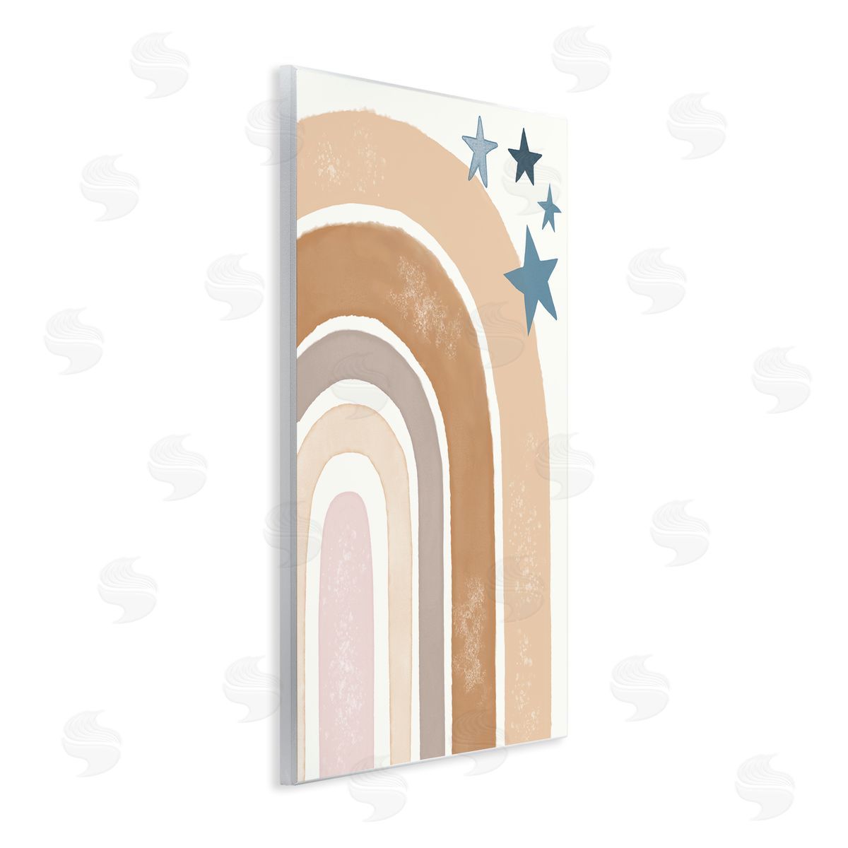 Darlene Seale Desert Rainbow Brown Arches with Blue Stars