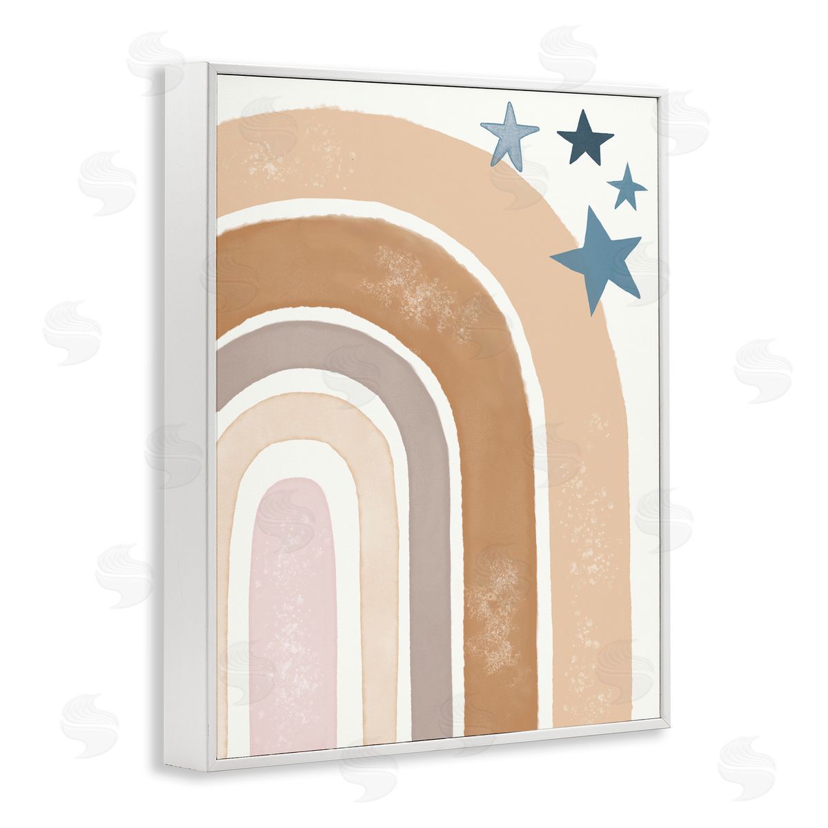 Darlene Seale Desert Rainbow Brown Arches with Blue Stars
