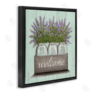 Elizabeth Tyndall | Purple Lavender Florals in Jars