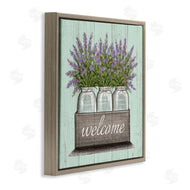 Elizabeth Tyndall | Purple Lavender Florals in Jars