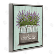 Elizabeth Tyndall | Purple Lavender Florals in Jars