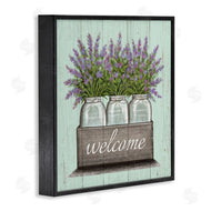 Elizabeth Tyndall | Purple Lavender Florals in Jars