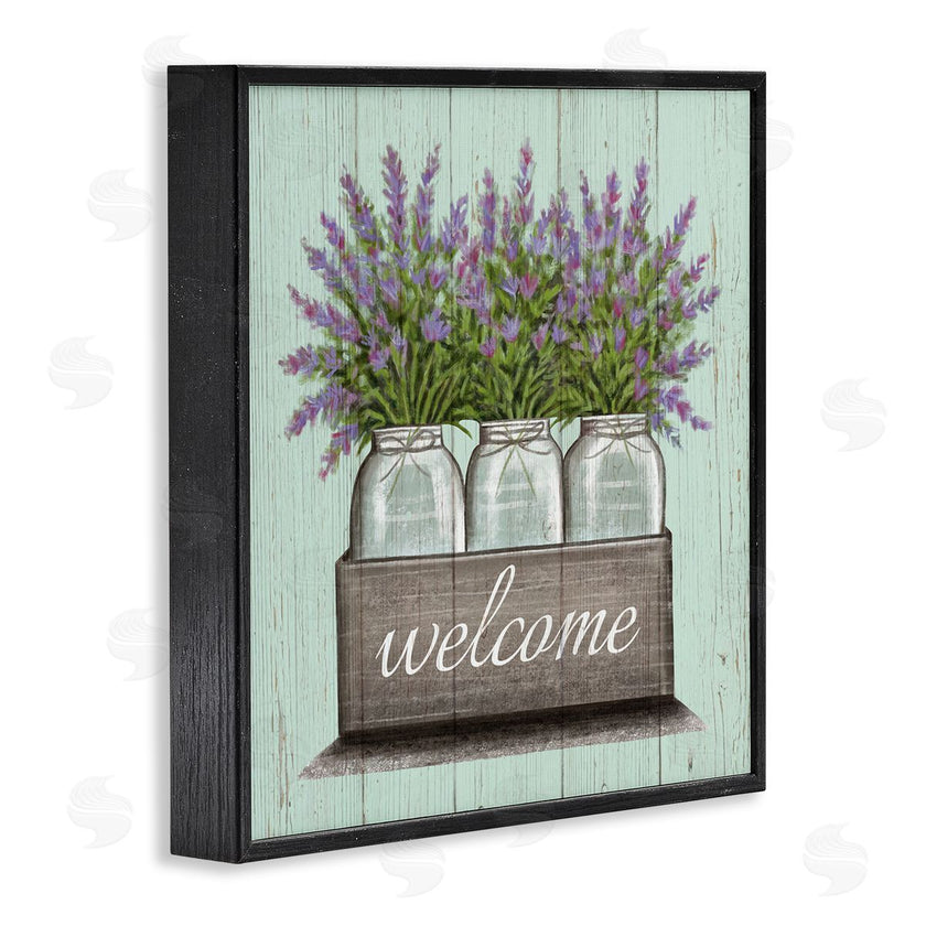 Elizabeth Tyndall | Purple Lavender Florals in Jars
