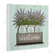 Elizabeth Tyndall | Purple Lavender Florals in Jars