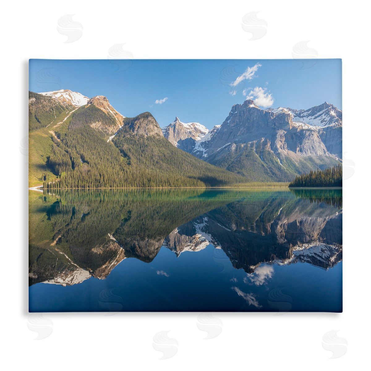 Dave Gordon Countryside Mountain Range Reflective Lake Landscape