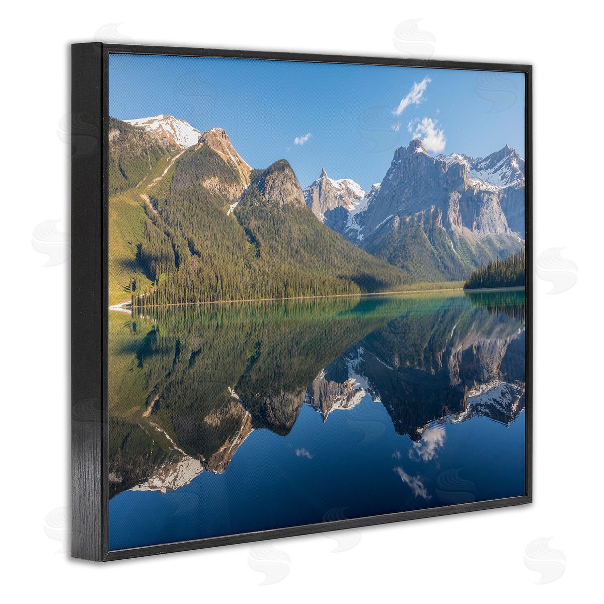 Dave Gordon Countryside Mountain Range Reflective Lake Landscape
