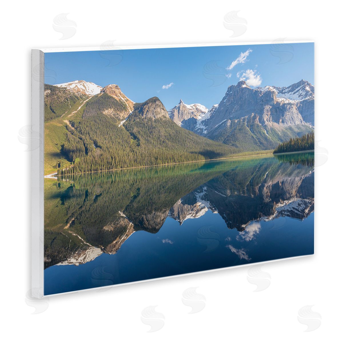 Dave Gordon Countryside Mountain Range Reflective Lake Landscape