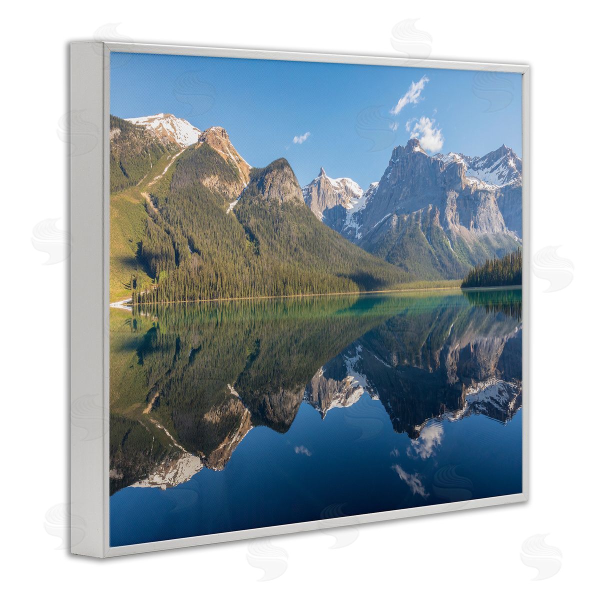 Dave Gordon Countryside Mountain Range Reflective Lake Landscape