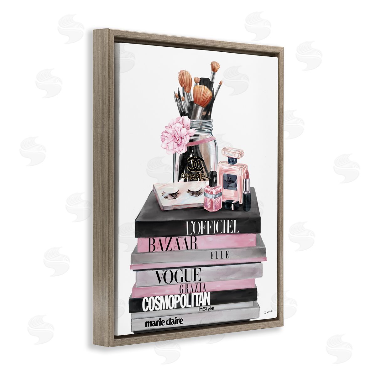 Ziwei Li Fashion Accessories Glam Magazine Book Stack