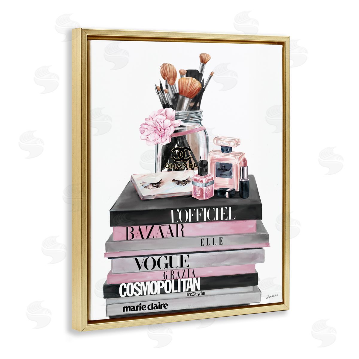Ziwei Li Fashion Accessories Glam Magazine Book Stack
