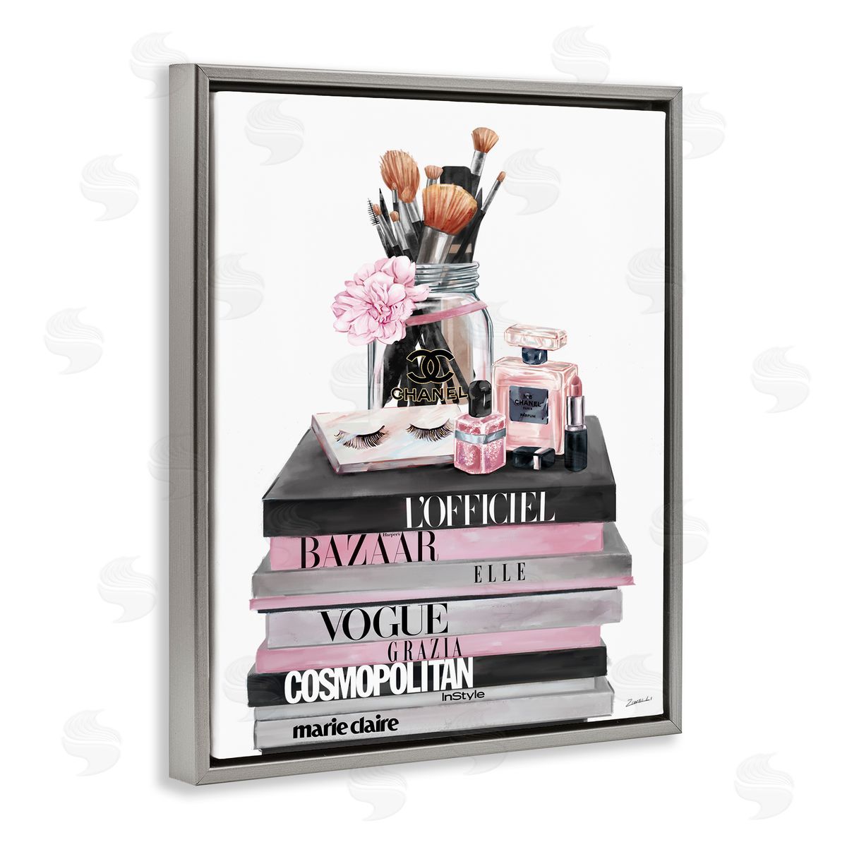 Ziwei Li Fashion Accessories Glam Magazine Book Stack