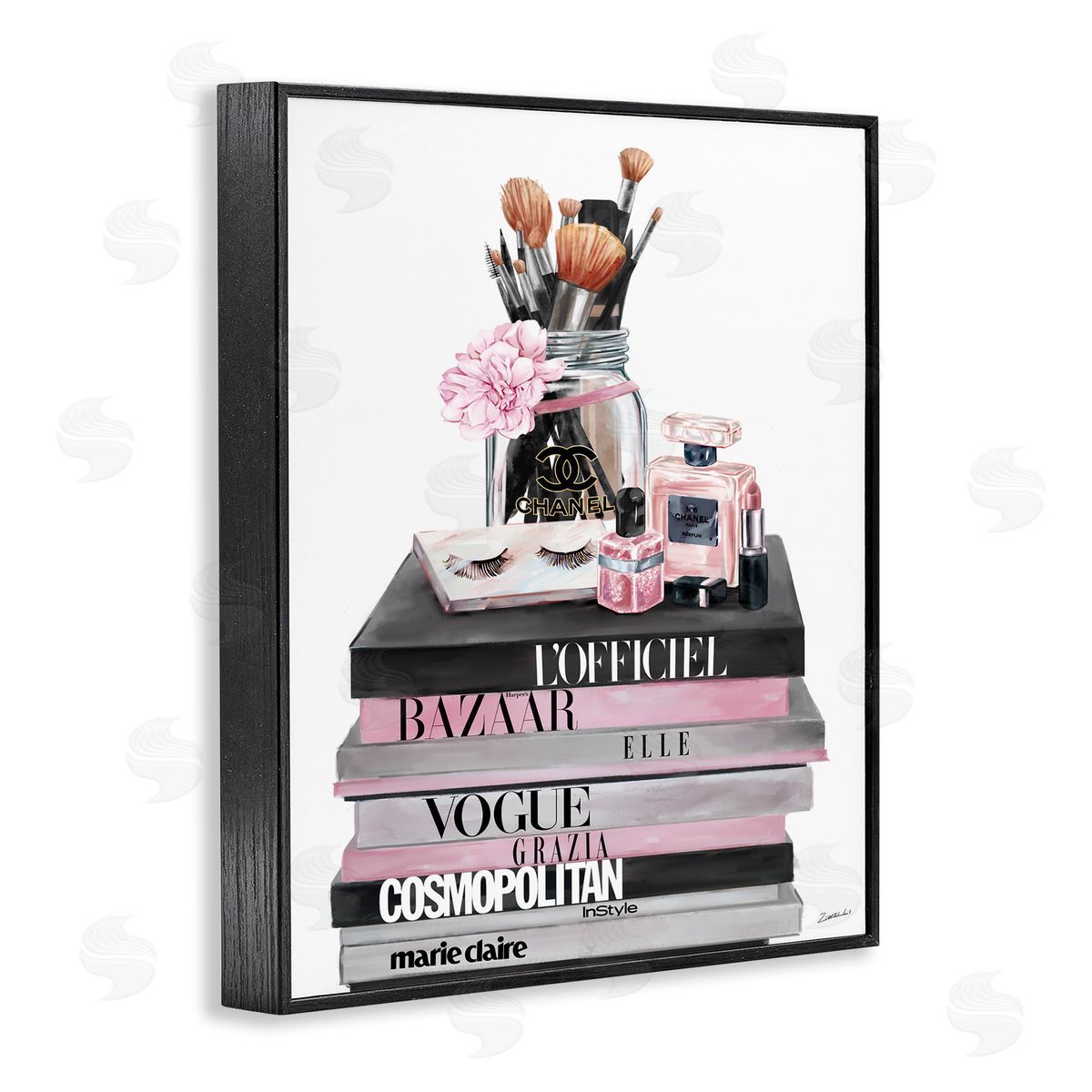 Ziwei Li Fashion Accessories Glam Magazine Book Stack