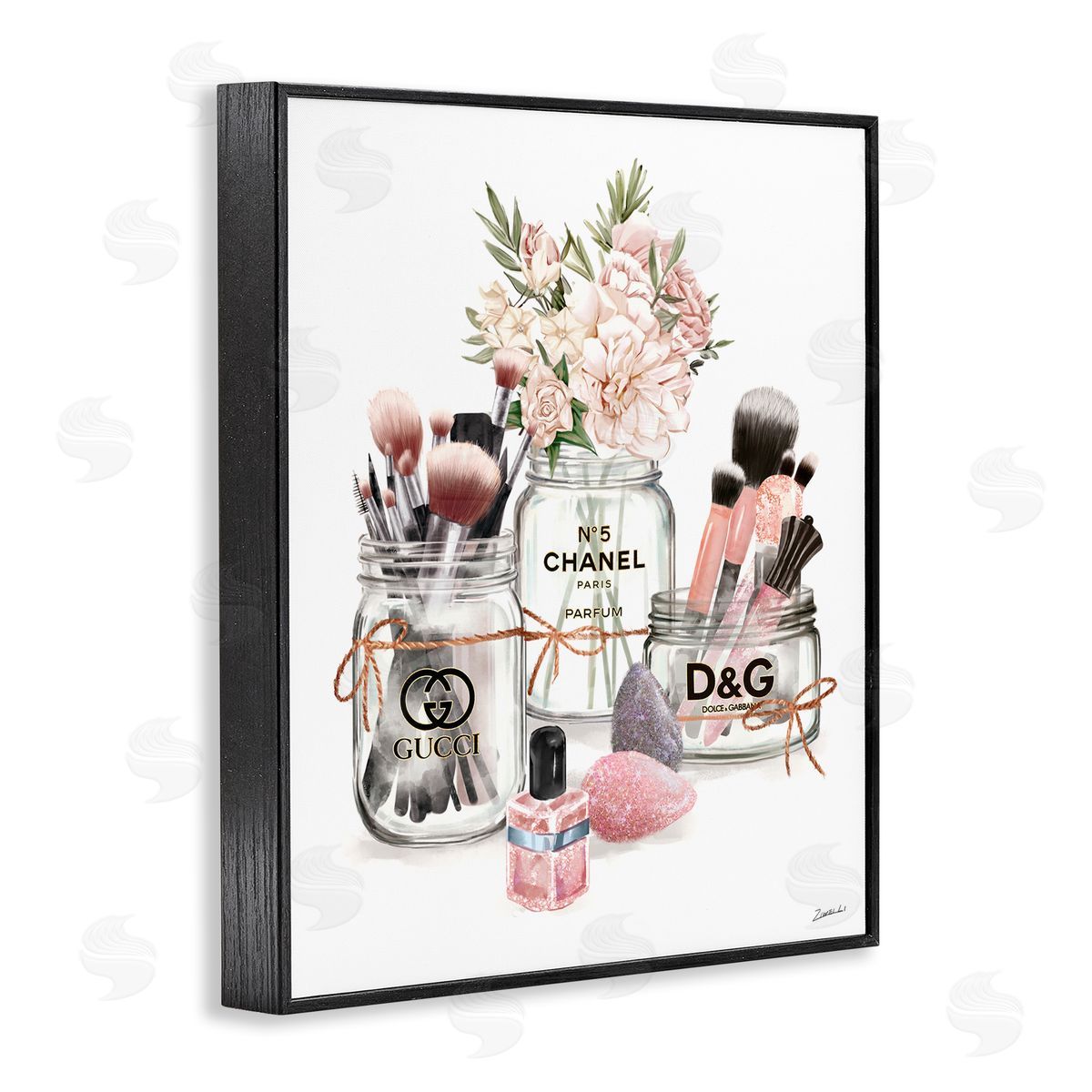 Ziwei Li Fashion Cosmetic Brushes in Glam Jars 