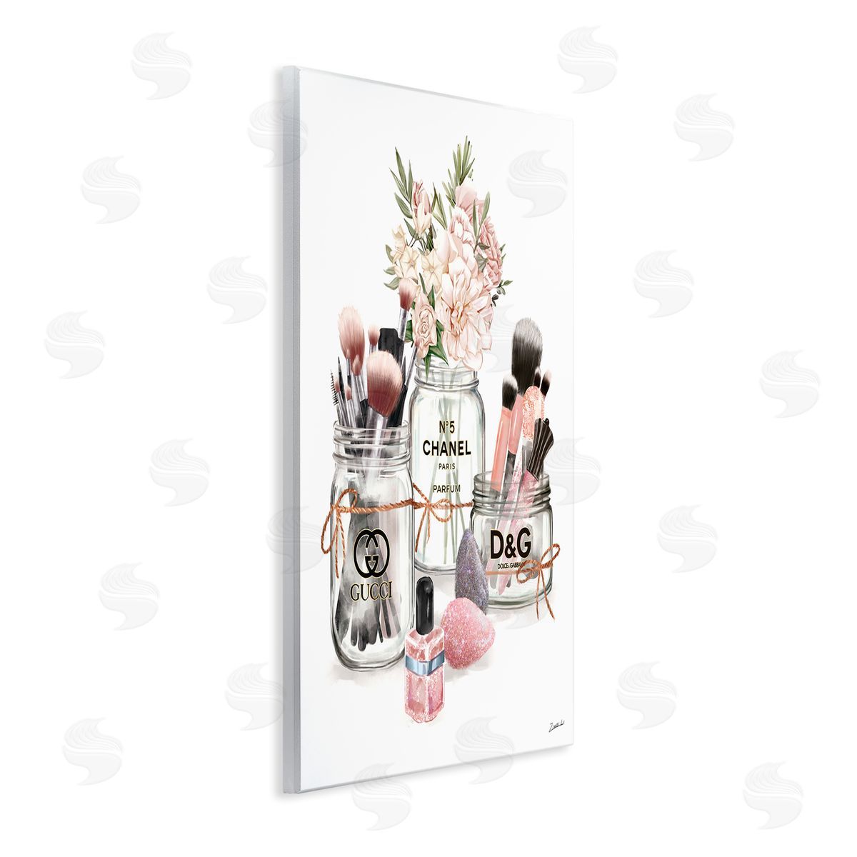 Ziwei Li Fashion Cosmetic Brushes in Glam Jars 