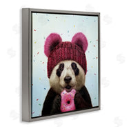 Lucia Heffernan | Happy Panda Bear with Donut