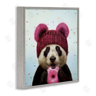 Lucia Heffernan | Happy Panda Bear with Donut