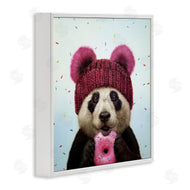 Lucia Heffernan | Happy Panda Bear with Donut