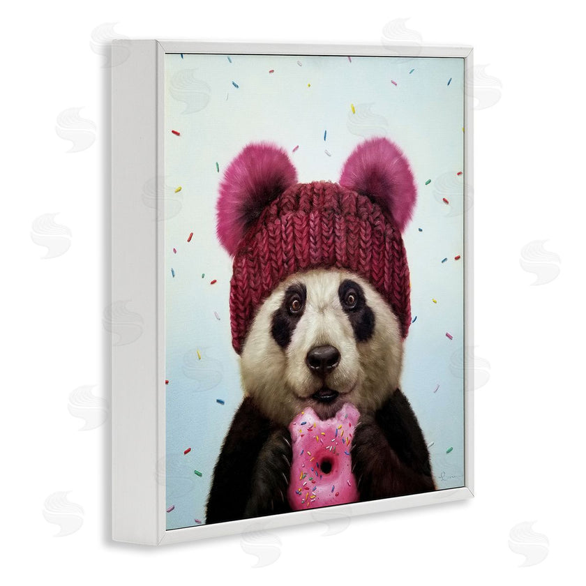 Lucia Heffernan | Happy Panda Bear with Donut