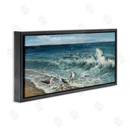 Heather Hayes | Incoming Beach Tide Seagulls