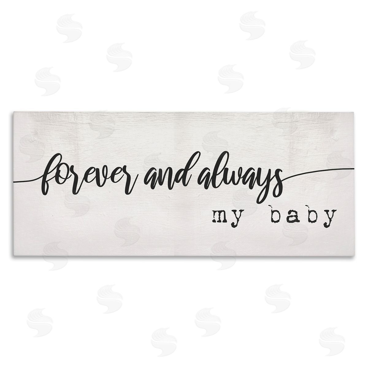 Stupell Studio Forever and Always Sentiments Rustic Romantic Typography