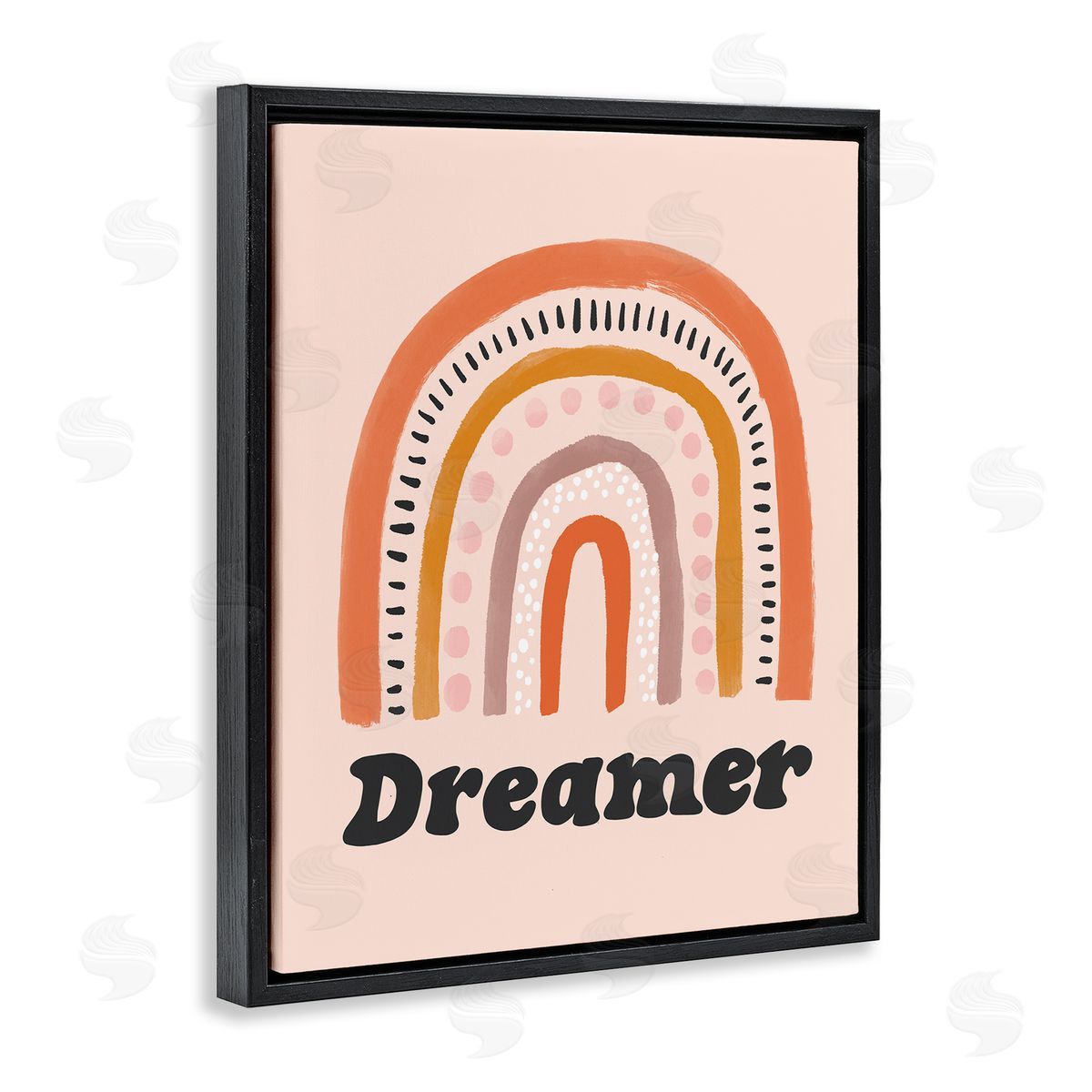 Lisa Barlow Dreamer Sentiment Whimsical Orange Pink Rainbow 