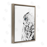 Design Fabrikken | Snow Owl Peering Blue Eyes