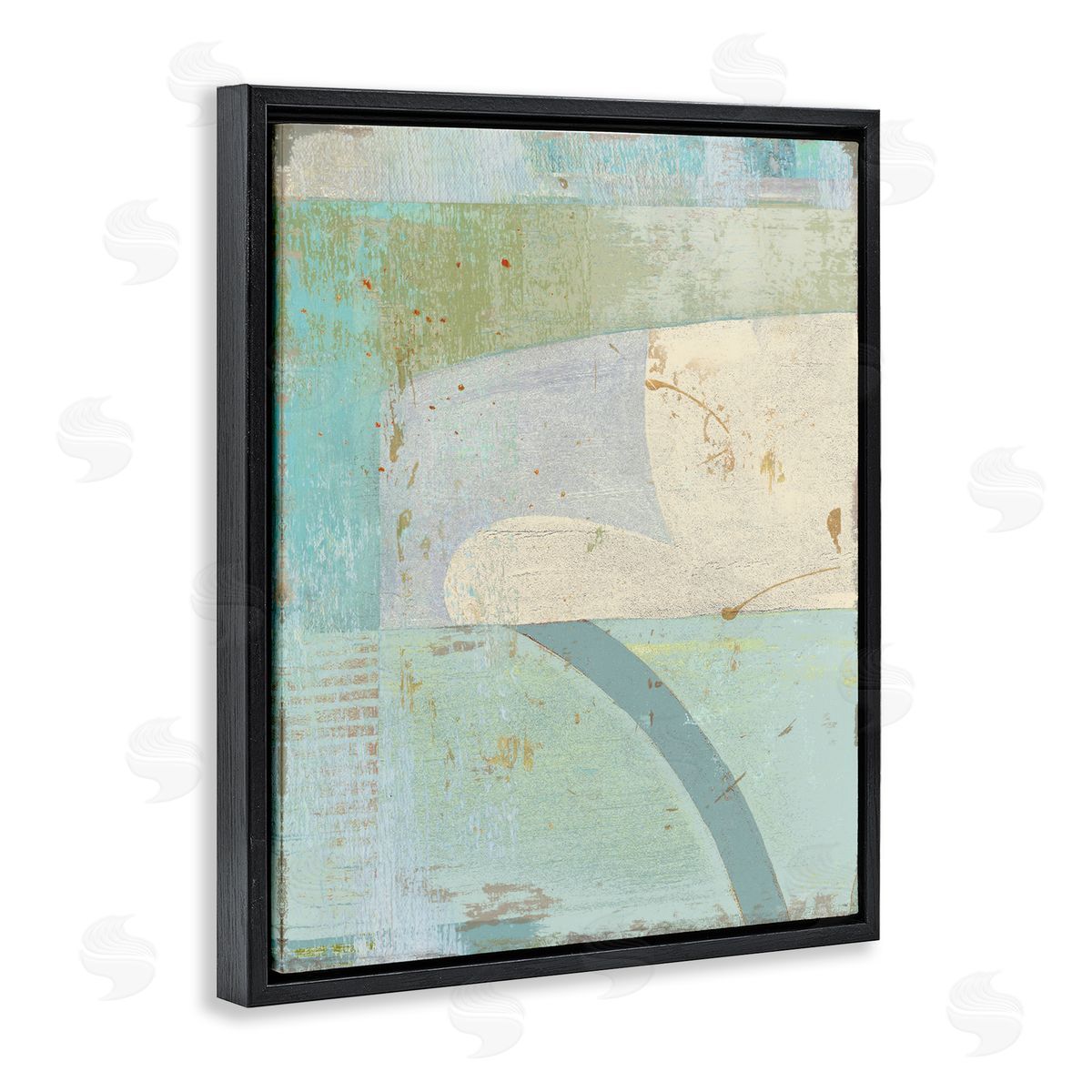 Suzanne Nicoll Contemporary Abstract Shapes Muted Cool Tones