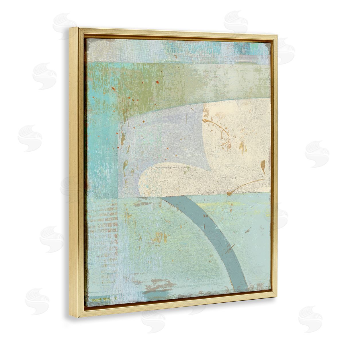 Suzanne Nicoll Contemporary Abstract Shapes Muted Cool Tones