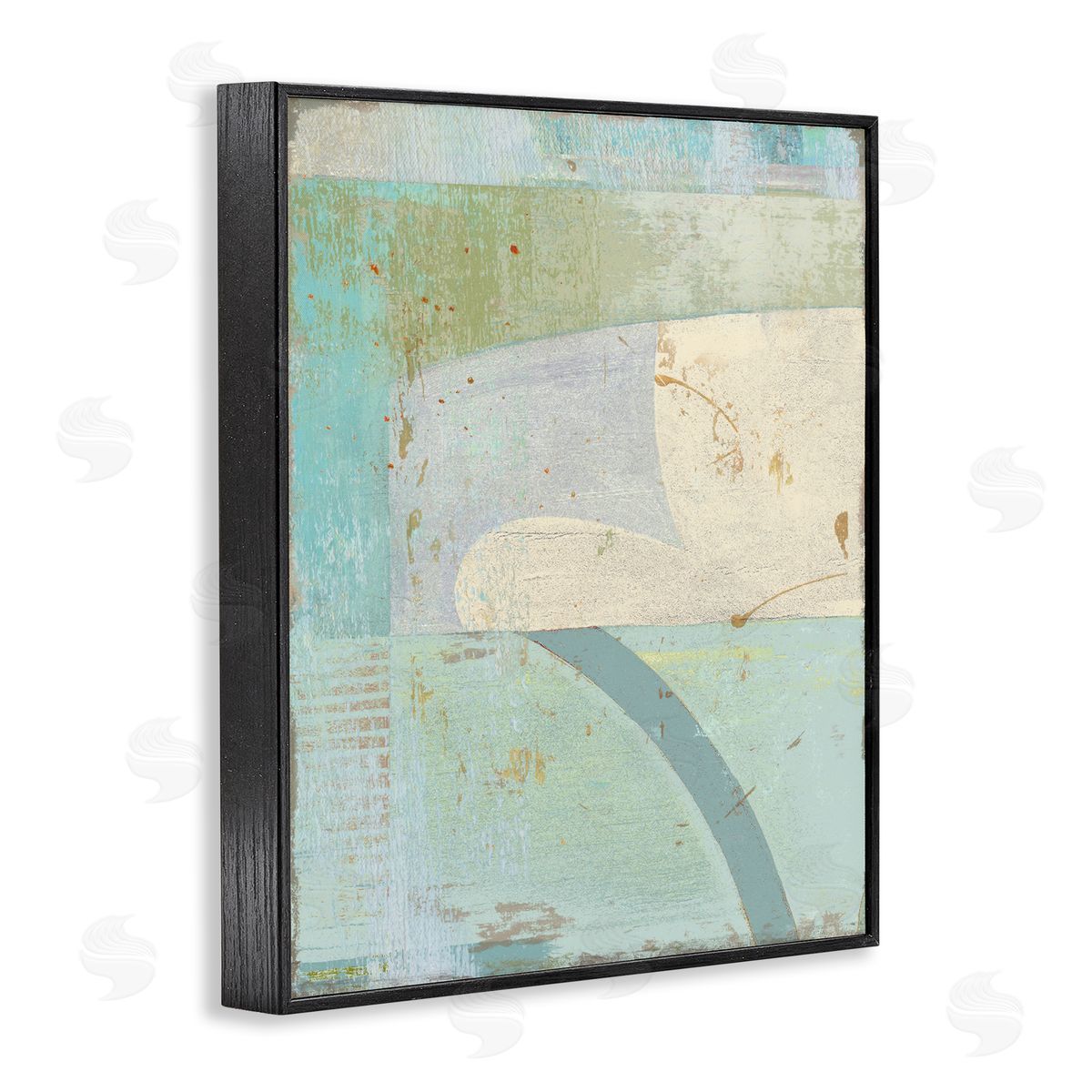 Suzanne Nicoll Contemporary Abstract Shapes Muted Cool Tones