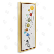 Stupell Studio | Whimsical Astronaut Floating Balloon