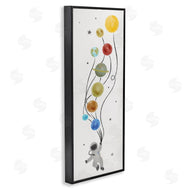 Stupell Studio | Whimsical Astronaut Floating Balloon