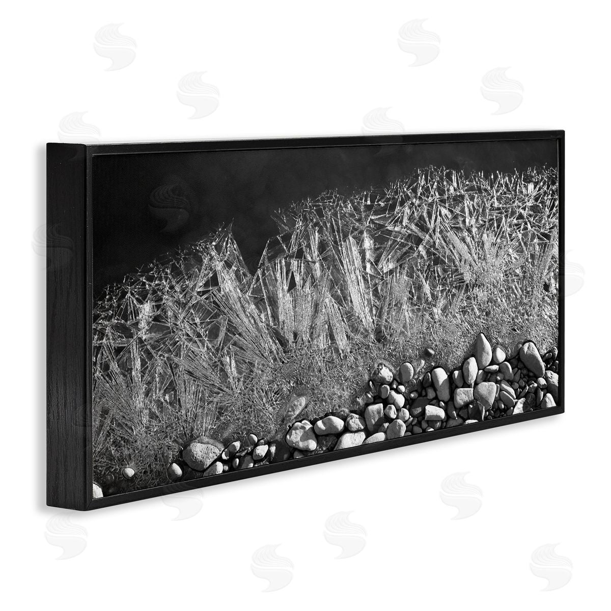 Janice Gaynor fr_sideozen Water Crystals Nautical Coast Black White