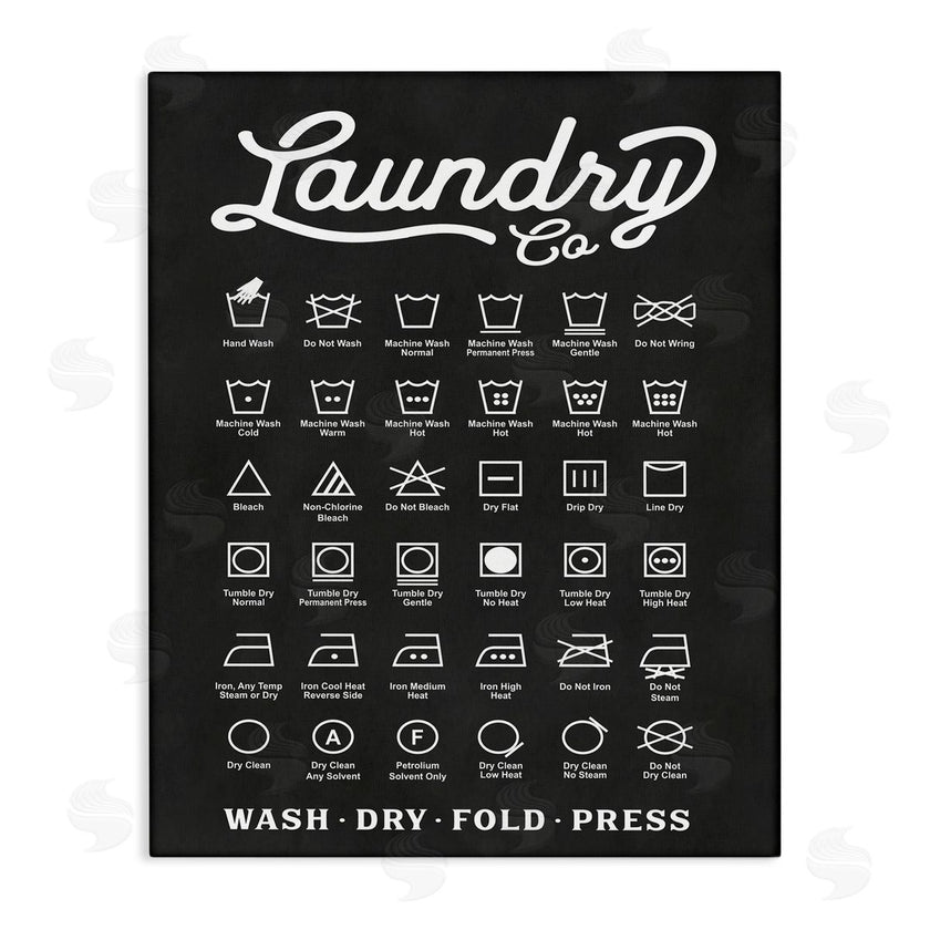 Lettered and Lined | Laundry Business Symbols Chart