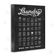 Lettered and Lined | Laundry Business Symbols Chart