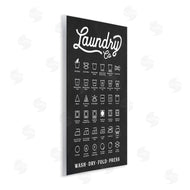 Lettered and Lined | Laundry Business Symbols Chart