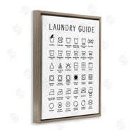 Lettered and Lined | Minimal Laundry Guide Chart